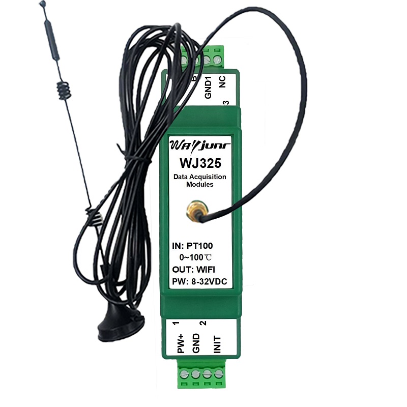 Pt100/Pt1000轉(zhuǎn)網(wǎng)絡(luò)Modbus TCP和MQTT，WiFi采集模塊 WJ325